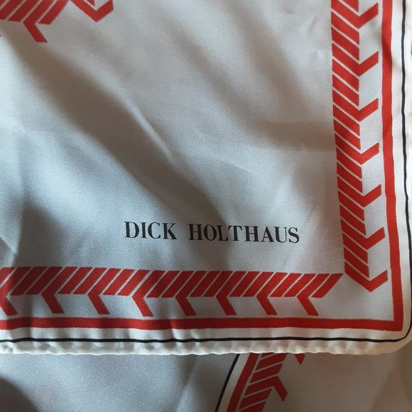 Vintage Dick Holthaus Collection D'Avion Square Flight Attendant Design Scarf - Picture 10 of 12